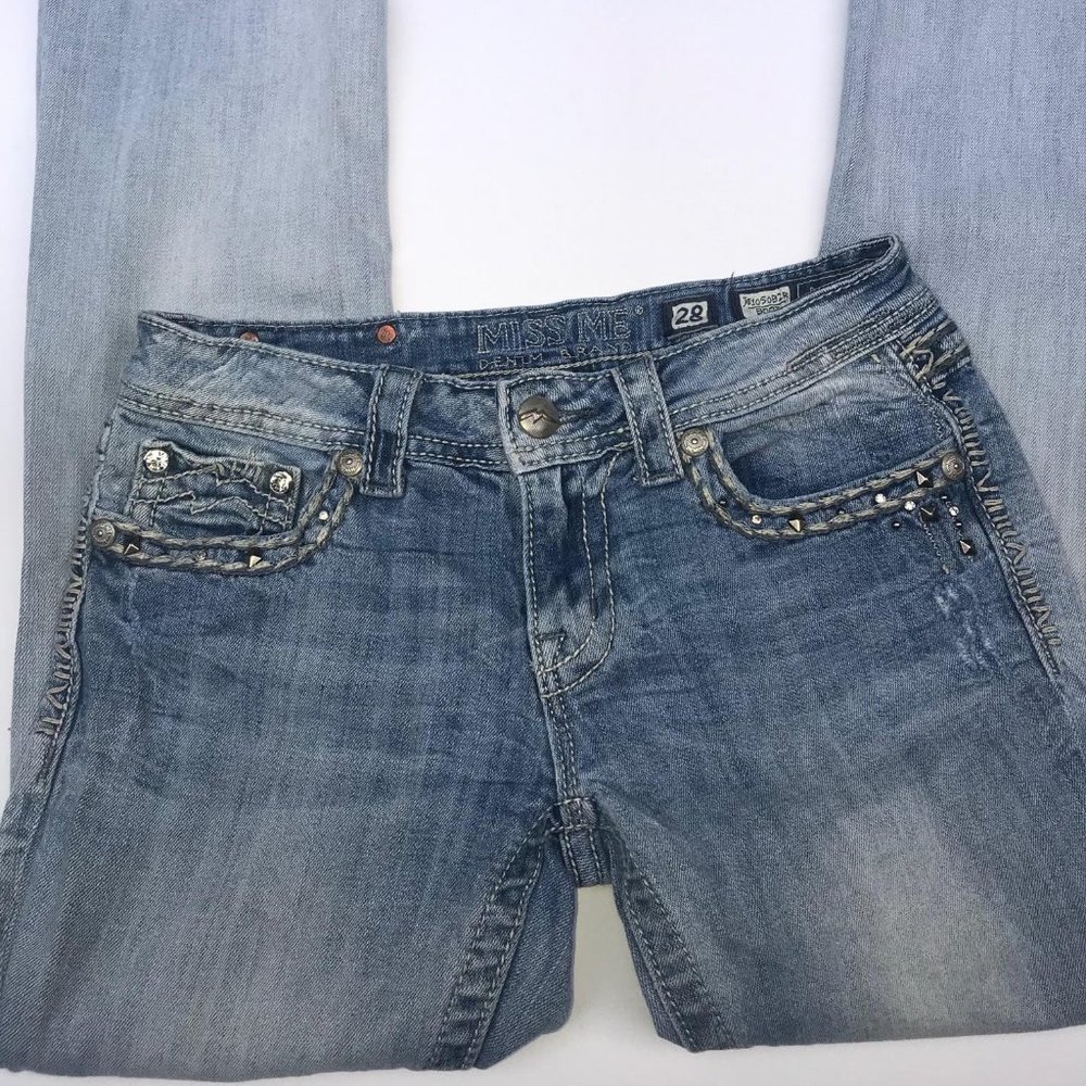 Miss Me‎ WomensDenim Boot Cut Jeans